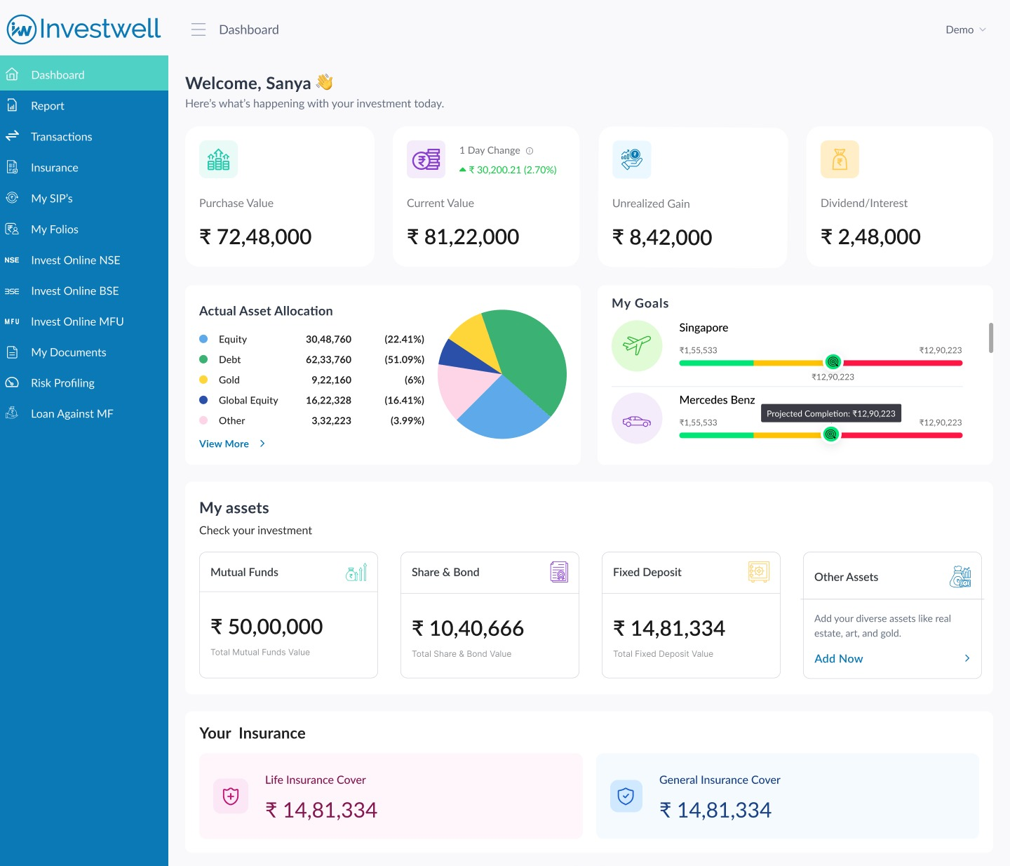 Finance Factory Dashboard